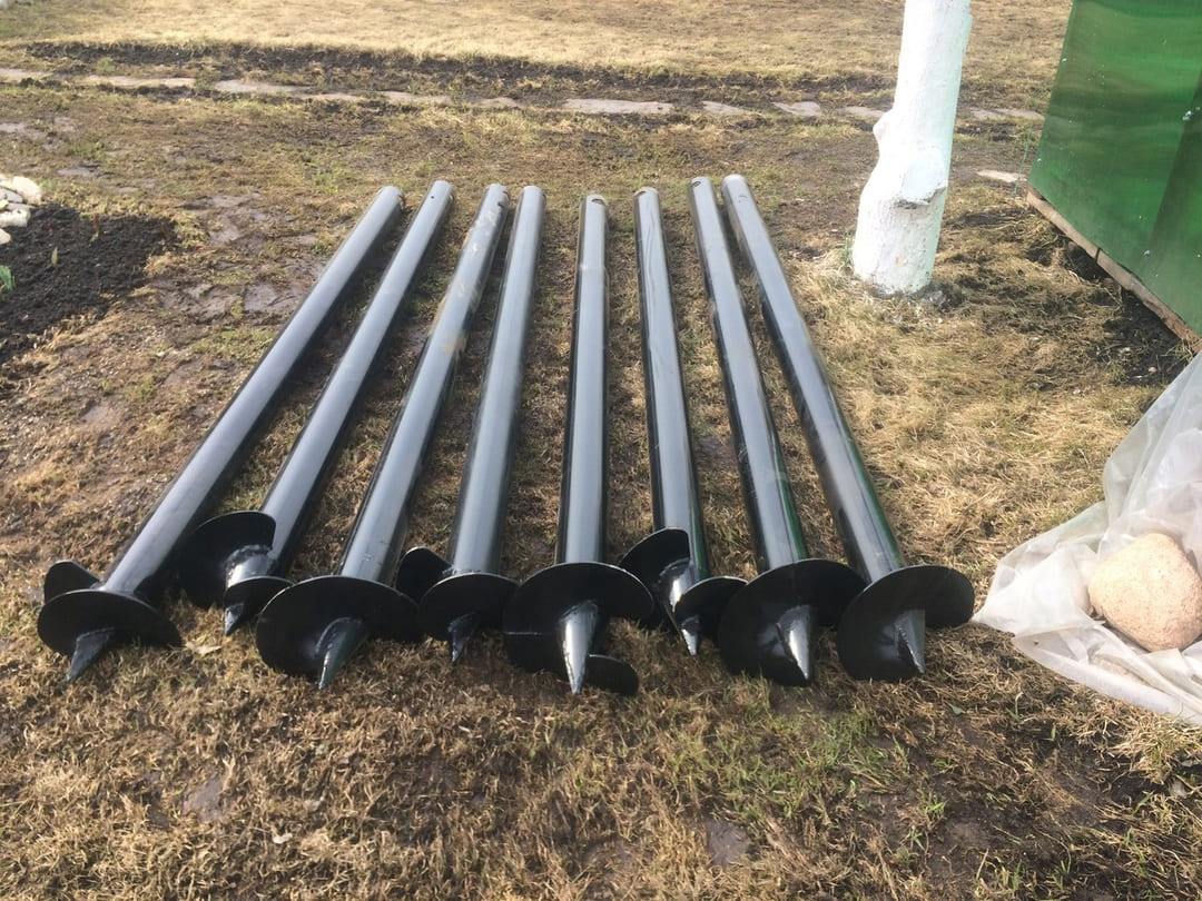 Свайный фундамент для бани