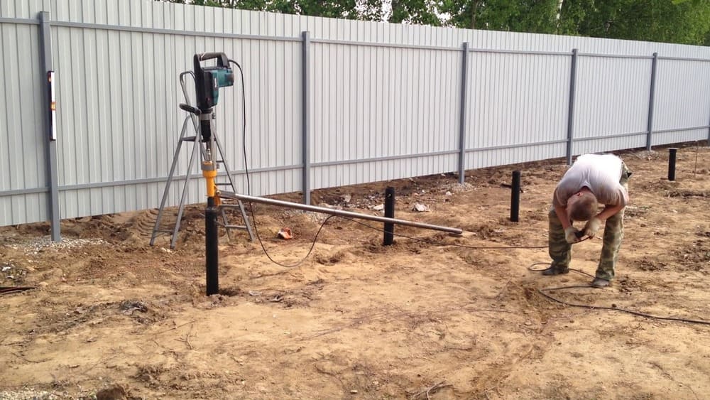 закручивание винтовых свай