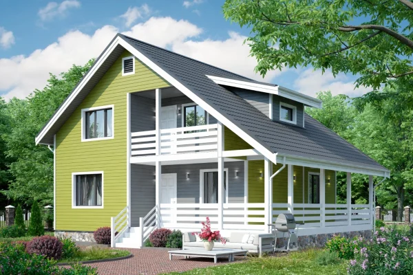 Садовый дом 9 х 11